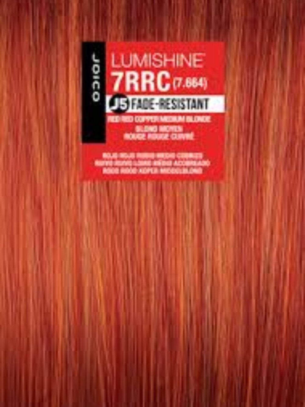 Joico Lumishine Permanent Creme Hair Color - 7RRC